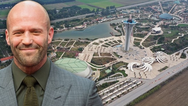 Jason Statham in Antalya for the movie